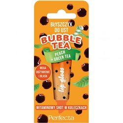 Perfecta pielęgnacja ust błyszczyk Bubble Tea Peach + Green Tea