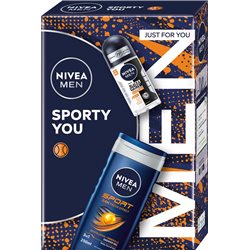 Nivea Men Sporty You Zestaw Żel Pod Prysznic + Antyperspirant