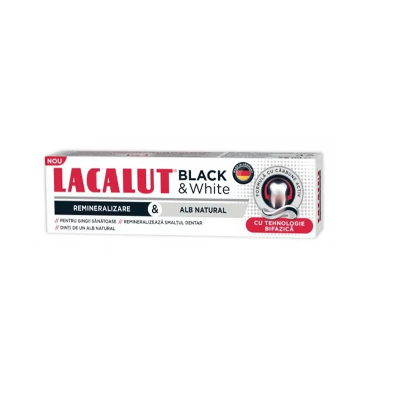 Lacalut pasta Black & White 75ml