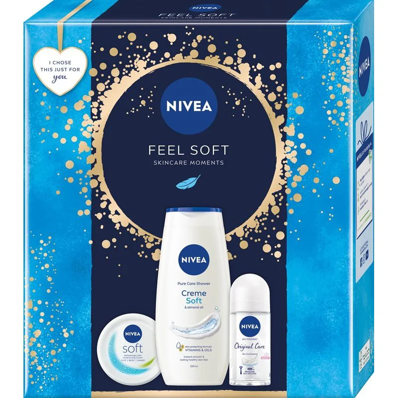 Nivea Feel Soft Zestaw Prezentowy Dla Kobiet 