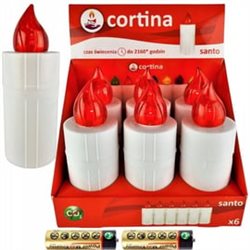 M&M wkład Led Cortina Santo czerwony 6szt