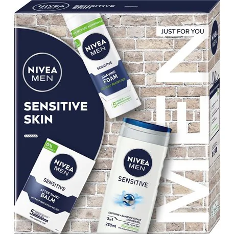 Nivea Men Sensitive Skin Zestaw Pielęgnacyjny 