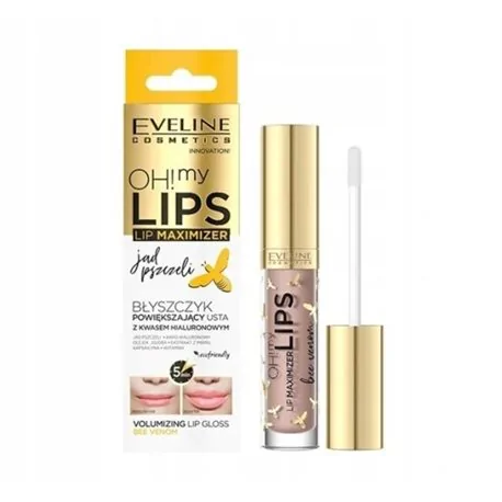 Eveline błyszczyk powiększajacy usta Oh My Lips Jad pszczeli 4,5ml