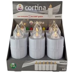 M&M wkład Led Santo czerowny/biały 6szt