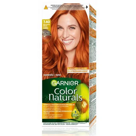 Garnier Color Naturals Creme Farba do włosów 7.40+ Miedziany Blond