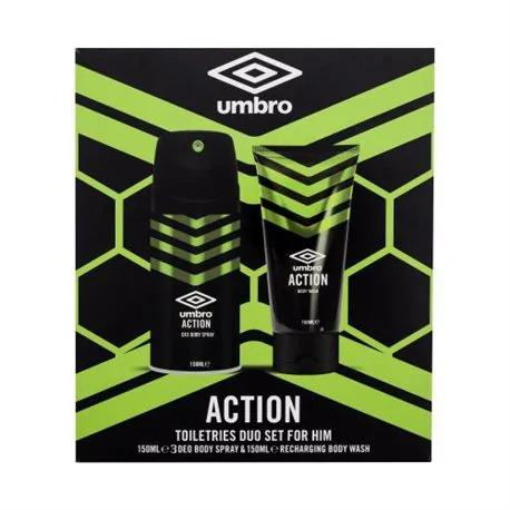 UMBRO ACTION Zestaw Męski Dezodorant + Żel