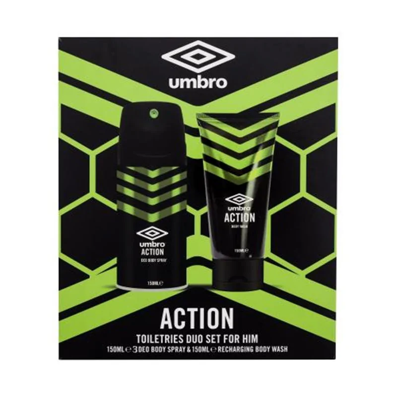 UMBRO ACTION Zestaw Męski Dezodorant + Żel