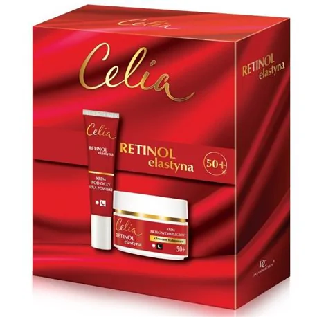 CELIA RETINOL Zestaw Prezentowy 50+ Krem pod Oczy + Krem do Twarzy