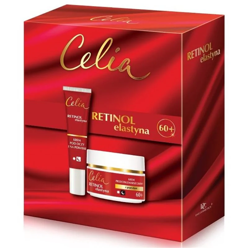 CELIA RETINOL Zestaw Prezentowy 60+ Krem pod Oczy + Krem do Twarzy