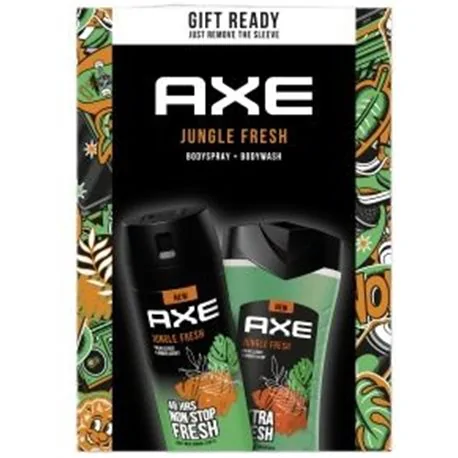 AXE JUNGLE FRESH Zestaw Męski Dezodorant+Żel Pod Prysznic