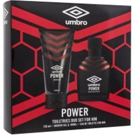 UMBRO POWER Zestaw Męski Żel + Woda Toaletowa