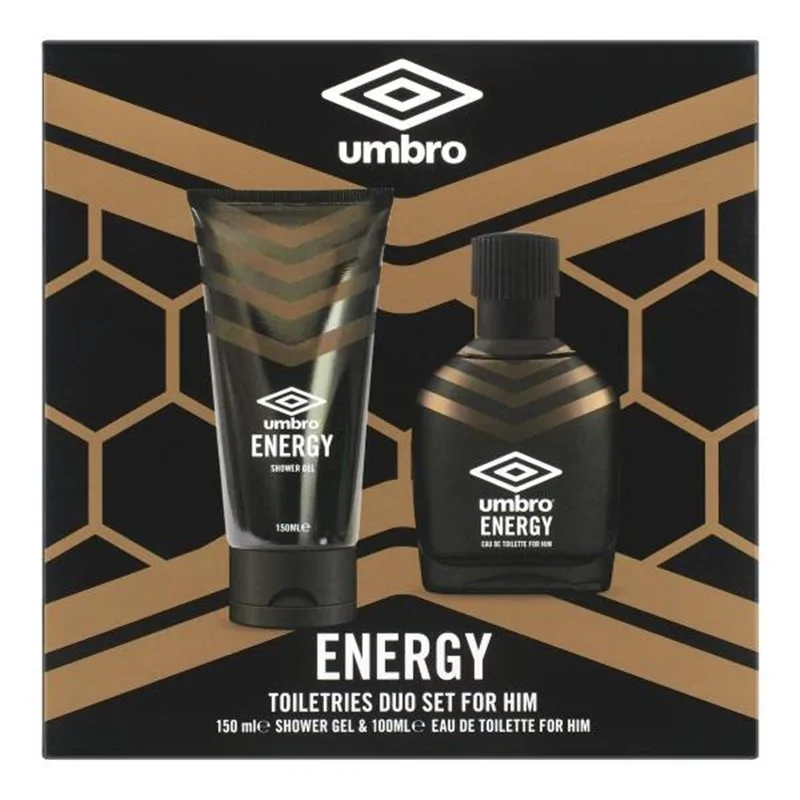 UMBRO ENERGY Zestaw Męski Żel + Woda Toaletowa