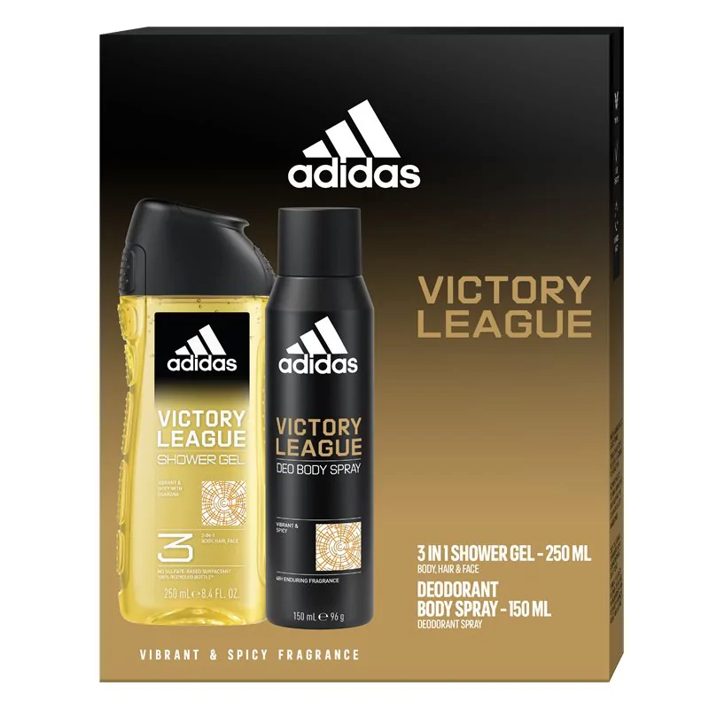 ADIDAS VICTORY LEAGUE Zestaw Męski ŻEL + Dezodorant