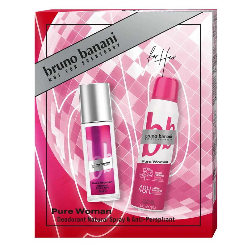 BRUNO BANANI PURE WOMAN Perfum + Dezodorant