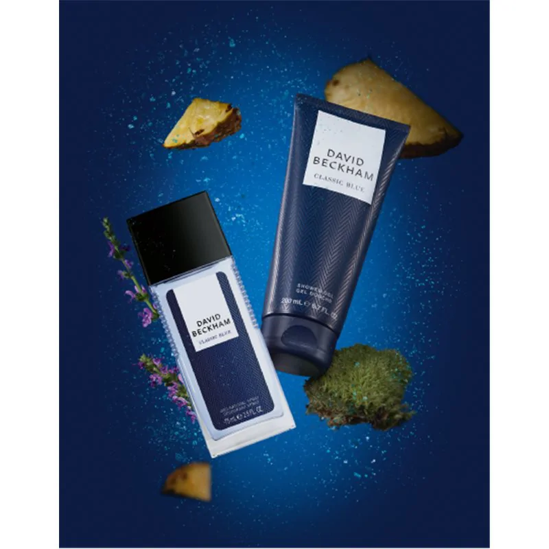 DAVID BECKHAM CLASSIC BLUE Zestaw Żel + Perfum