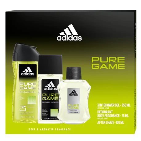 ADIDAS PURE GAME Zestaw Męskich Kosmetyków