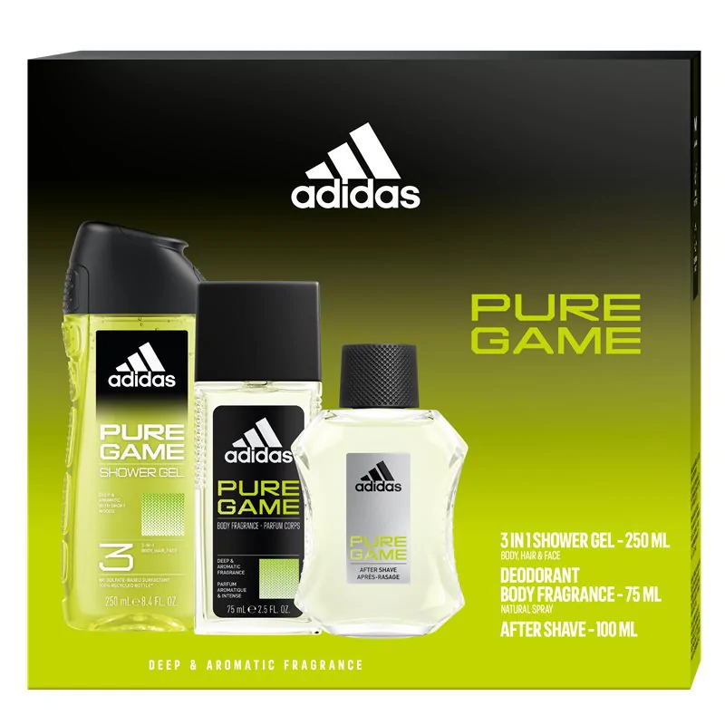 ADIDAS PURE GAME Zestaw Męskich Kosmetyków