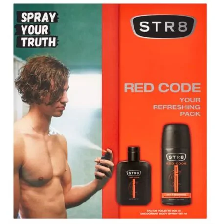 STR8 ZESTAW RED CODE Dezodorant + Woda Toaletowa