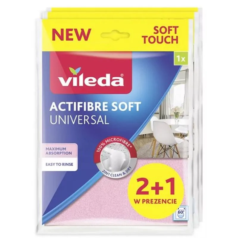 Ścierka Vileda Actifibre Soft 2+1