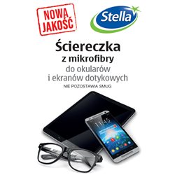 Stella ściereczka z mikrofibry do okularów i ekranów dotykowych
