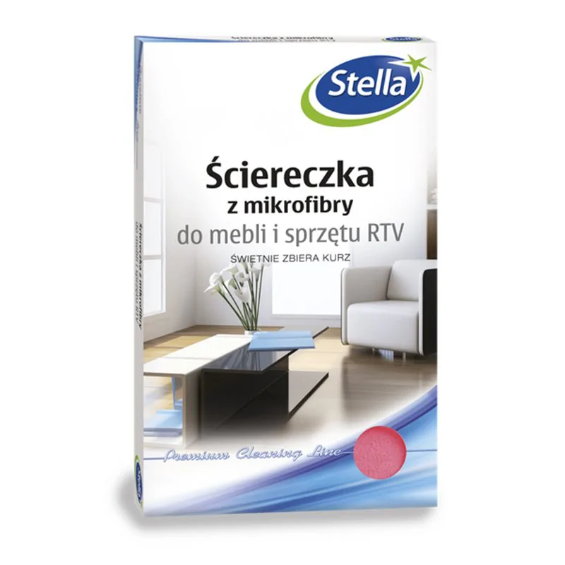 Stella ścierka z mikrofibry do mebli i sprzętu RTV