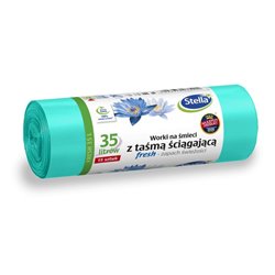 Stella worki na śmieci z taśmą- świeży zapach 35L 15 sztuk