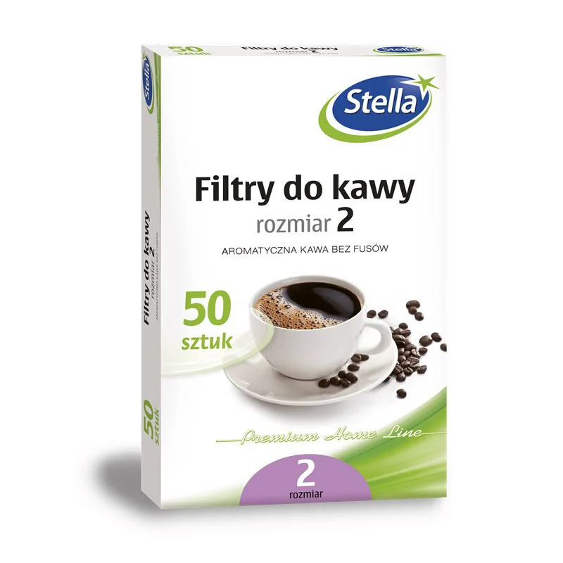 Stella filtry do kawy 50 sztuk rozmiar 2 