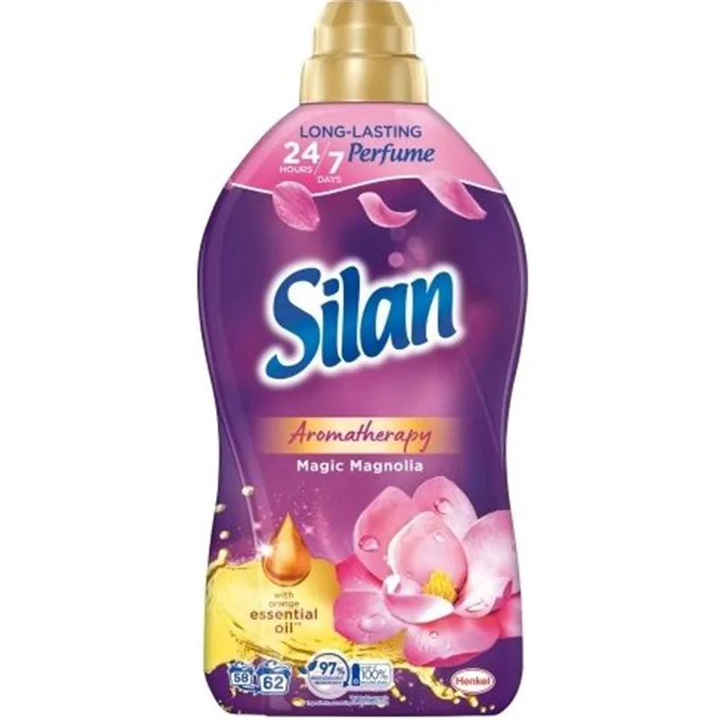 Silan Aromatherapy Magic Magnolia płyn do płukania 62 prania 1364ml