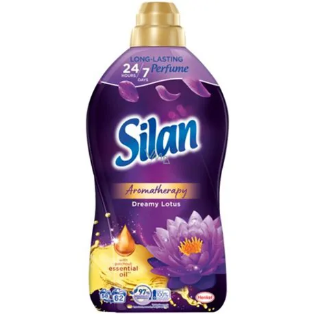 Silan Aromatherapy Dreamy Lotus płyn do płukania tkanin 62 prania 1364 ml 