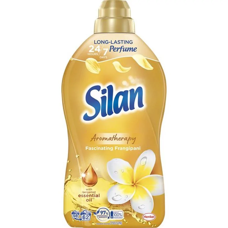 Silan Aromatherapy Fascinating Frangipani Płyn do zmiękczania tkanin 62 prania 1364 ml 