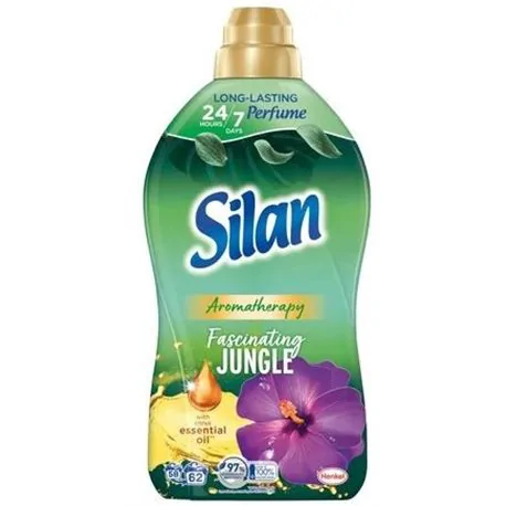 Silan Aromatherapy Fascinating Jungle Płyn do zmiękczania tkanin 62 prania 1364 ml 