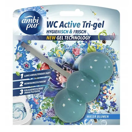 Ambi pur Active Tri Gel kulki do WC Wasser Blumen 45g