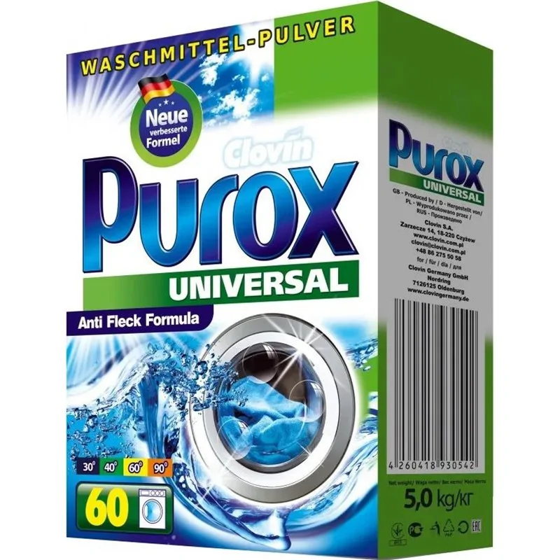 Purox Universal proszek do prania 5kg karton