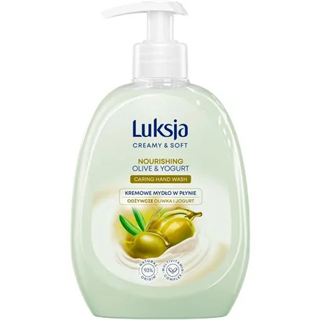 Luksja kremowe mydło w płynie Creamy & Soft Odżywcze Oliwka i Jogurt 500 ml