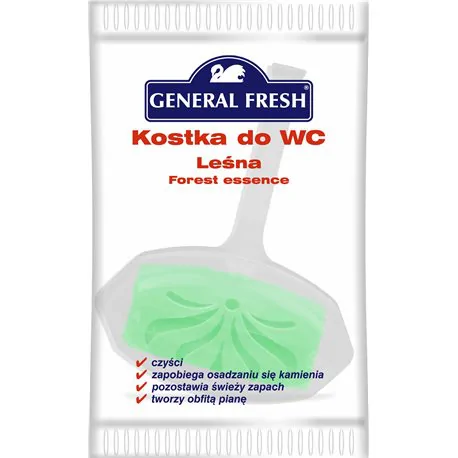 General Fresh One Force kostka do WC w folii o leśnym zapachu 40g