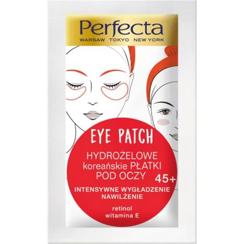 DAX Perfecta Eye Patch 45+ Hydrożelowe płatki pod oczy intensywnie wygładzające 2 sztuki