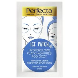 DAX Perfecta Beauty Ice Patch Hydrożelowe płatki Kompres pod oczy 2 sztuki