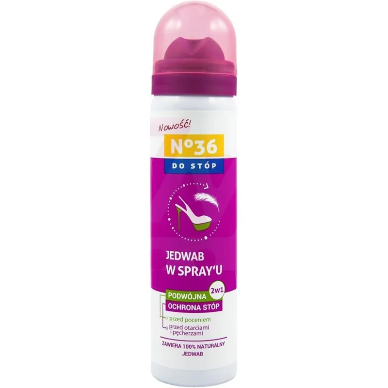 No36 Jedwab do stóp w sprayu 75ml