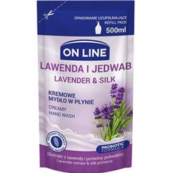 ON LINE Mydło REFILL Lawenda&Jedwab 500 ml