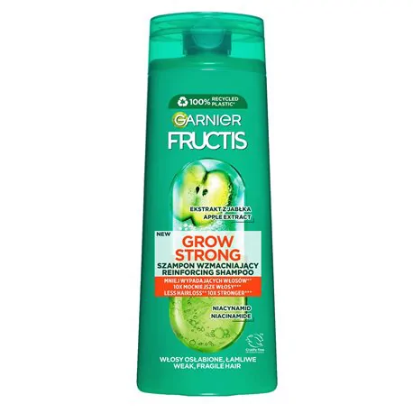 Garnier Fructis Grow Strong Szampon wzmacniający przeciw wypadaniu dla włosów osłabionych 400 ml