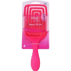 Inter-vion Neon Shine elastyczna szczotka do włosów Killys Róż 500884