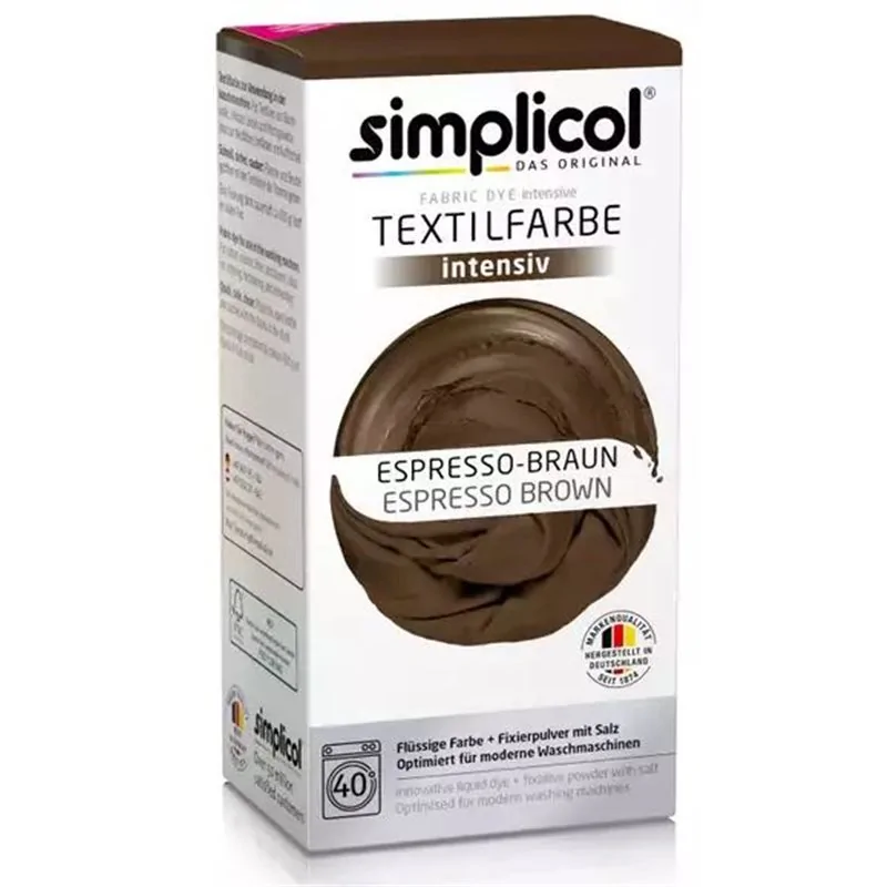 Simplicol barwnik do tkanin intensywny Brąz Espresso 559g