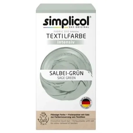 Simplicol barwnik do tkanin intensywny zieleń-szałwi 560g