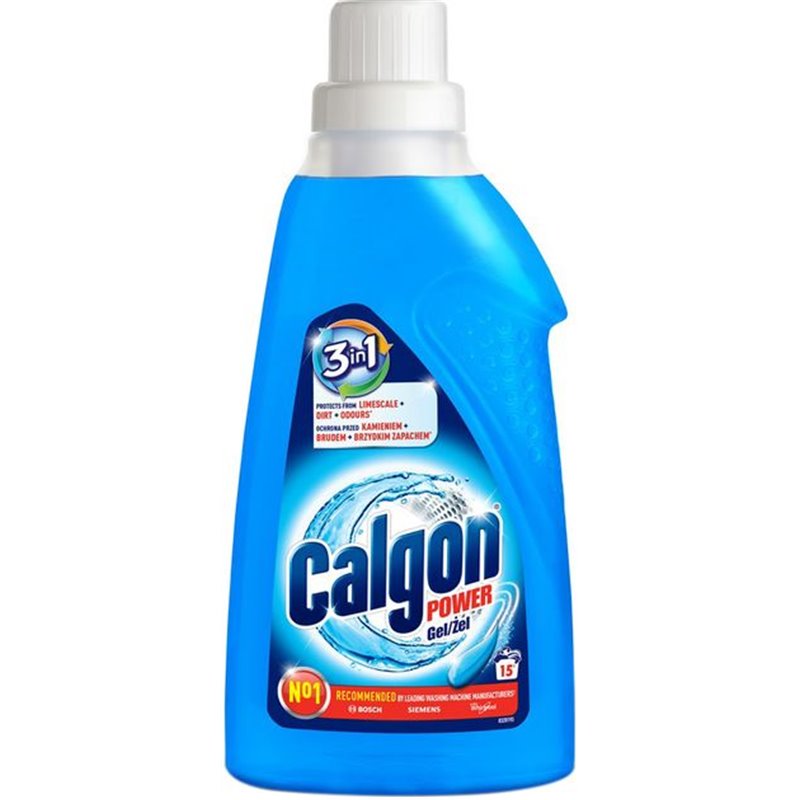 Calgon 3w1 Żel środek zmiękczający wodę do ochrony pralki 750 ml (15 prań)