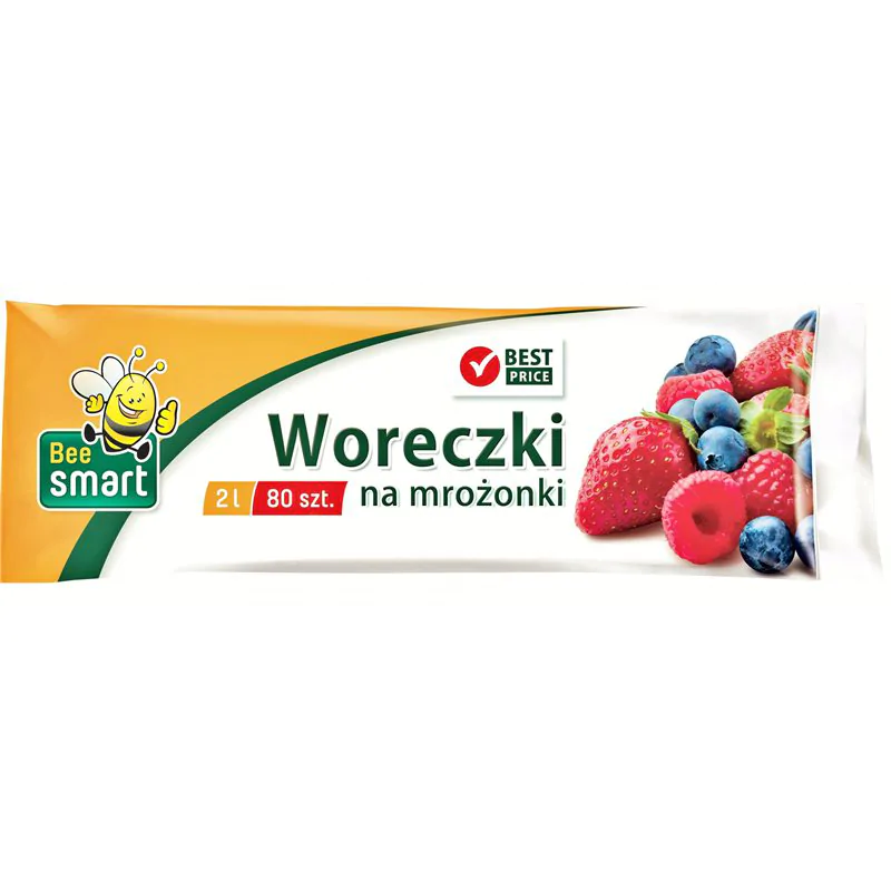 Bee Smart woreczki na mrożonki 2l 80 szt.