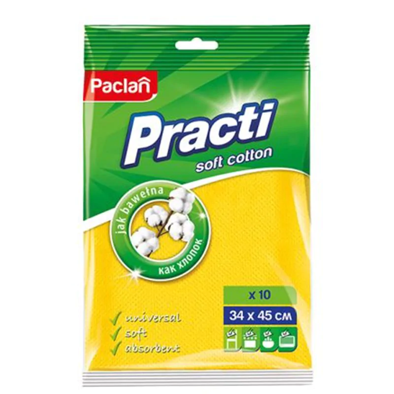 Ściereczka Paclan Practi Soft Cotton domowa - ogólnego użytku 34 x 45 cm 10 sztuk