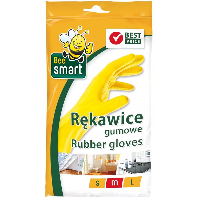 Bee Smart rękawice gumowe M