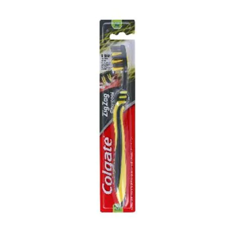 Colgate szczoteczka Zig Zag Charcoal Medium średnia