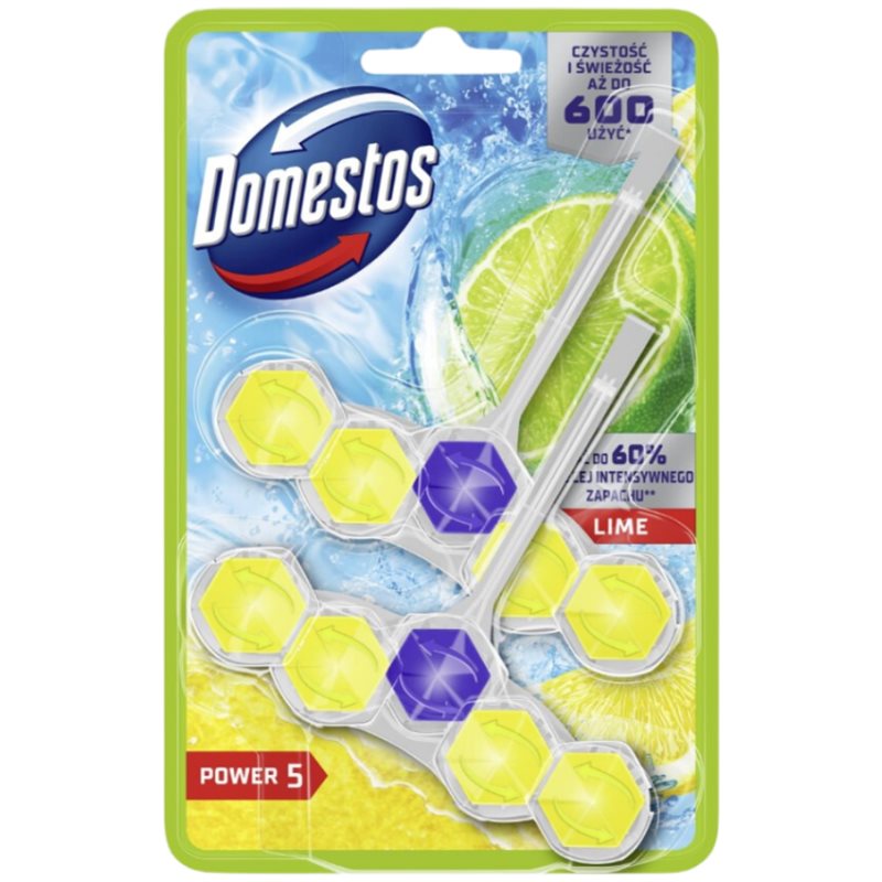 Domestos Power 5 Kostka zapachowa Lime 55 g