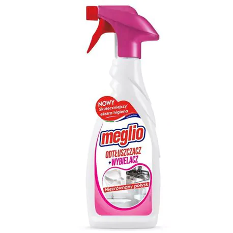 Meglio spray odtłuszczacz + wybielacz w piance (2w1) 650 ml